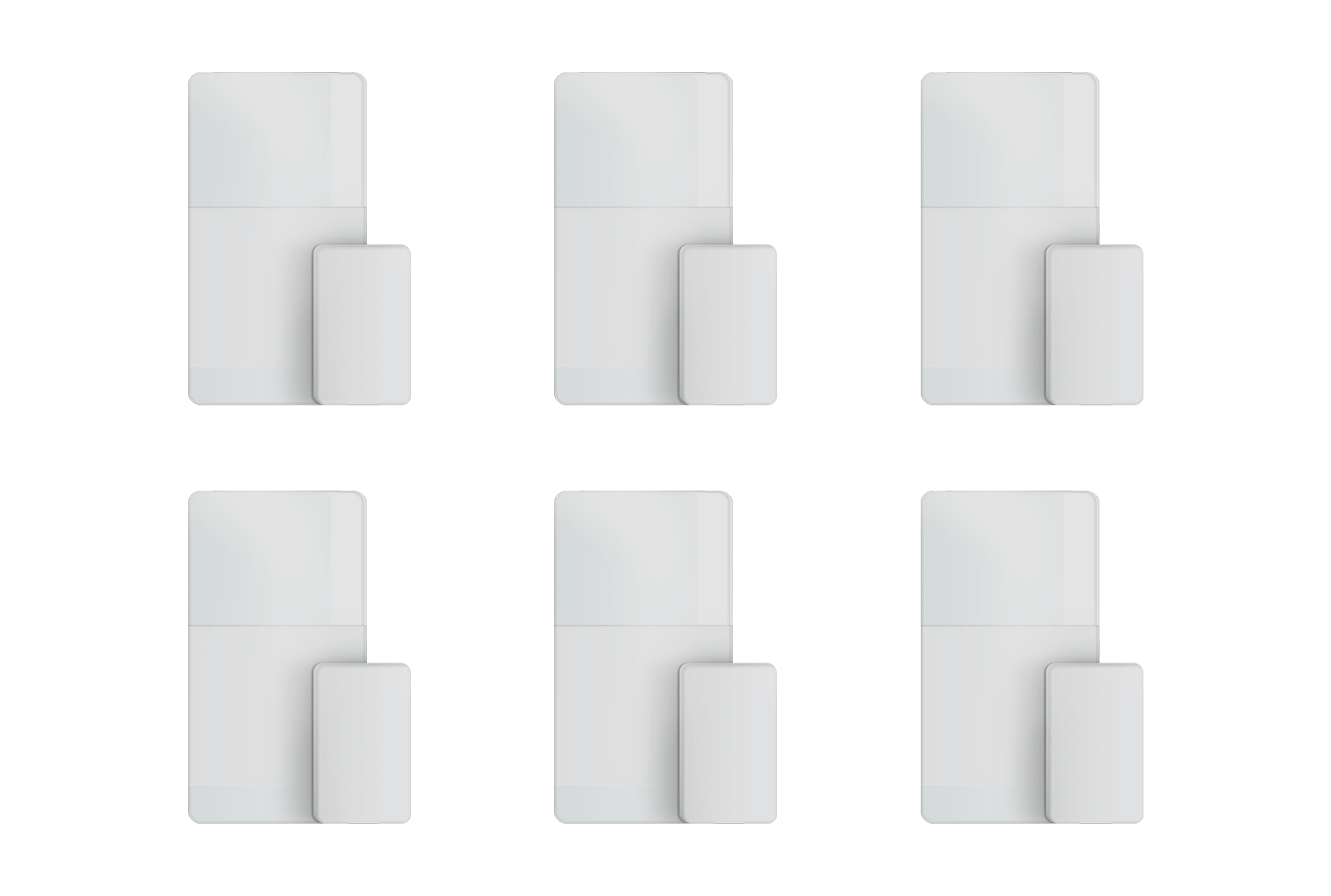 6 x Mini Door/Window Sensor - Abode - Wireless Door Sensor